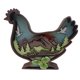 thumbnail image 3 of Ornamento de escritorio de pollo Ornamento coleccionable Figura de arte de la madera Escultura de escritorio para sala de estar encimera la casa de la, 3 of 9