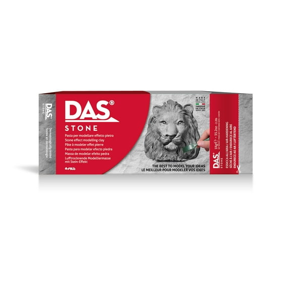 DAS® Air Hardening Modeling Clay, Stone, 2.2 lb, Block