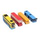 thumbnail image 2 of Juego de juguetes de autobús de aleación para niños, modelo de vehículo educativo para edades tempranas, 4 Uds., 2 of 8