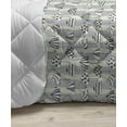 thumbnail image 3 of Clouds Down Alternative Comforter, Abstract Repetitive Sky Elements Soft Tones Simplistic Illustration, Microfiber Quilt for All Season, 5 Sizes, Charcoal Grey Off White, by Ambesonne, 3 of 3