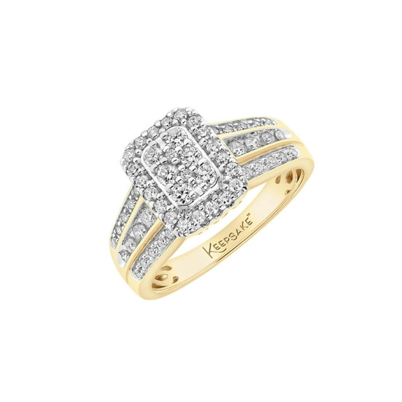 5/8 Carat T.W. Diamond 10k Yellow Gold "Lily" Women's Engagement Ring by Keepsake