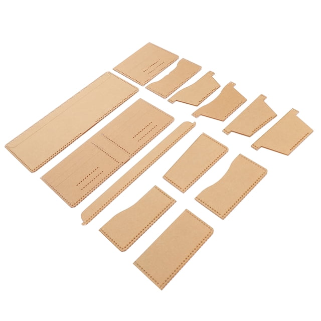 Leather Wallet Template Leather Craft Template Acrylic Template Wallet Template 13Pcs Acrylic Wallet Template Universal DIY HandMade Leather Crafts Accessories