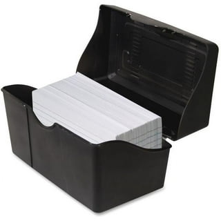 Index Card Holder Set 3x5inch Card Organizer Plastic Index Card Organizer  Box with 30 Dividers 200 Sticky Notes Multifunctional - AliExpress