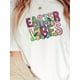 thumbnail image 3 of Fashion Short-Sleeve T-Shirt for Women with a Letter Pattern Print of The 'Easter' Bunny, Model 10640 For Adult, Men, Women, Teen, Teenager, Adolescent, Youth, 3 of 7