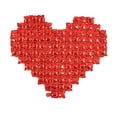 thumbnail image 5 of BalsaCircle Red 41x36 in Metallic Extra Large Heart Mylar Foil Balloon Backdrop Party Events Decorations, 5 of 8
