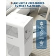 thumbnail image 3 of Garvee 14000 BTU Portable Air Conditioner with Remote, 3-In-1 Indoor AC Unit for up to 300 Sq.ft, 115V, White, 3 of 8