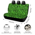 thumbnail image 2 of Martini Lime Pattern Car Rear Seat Cover Accessories Universal Fit Car Seat Covers Durable, 2 of 6