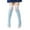 Blue, variant on Odeerbi Cute Thigh High Socks for Kids Boys Girls Cotton Thigh Stocking Over the Knee Socks Children's Polka Dot Stitching Over The Knee High Socks