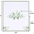 thumbnail image 2 of Gift Boutique 100 Pack Eucalyptus Greenery Place Cards Floral Green Leaves Seating Name Card Folded Tent Cards for Baby Shower Reception Tables Placement Party Decorations 2" x 3.5", 2 of 7