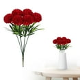 thumbnail image 2 of 6 Pcs Artificial Chrysanthemum Flowers,Realistic Fake Silk Fabric Chrysanthemum Flower,10.24 Inch Faux Chrysanthemum With Long Stems,For Indoor And Outdoor Wedding Party Room Diy Decorations,C, 2 of 9
