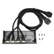 thumbnail image 1 of Panel frontal del concentrador USB3.0, 5 Gbps, 4 puertos, Panel frontal de unidad óptica de 19 pines para caja de computadora PC de 5,25 pulgadas, 1 of 5