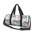 thumbnail image 1 of Balery Colorful Chameleons Bolsa de Gimnasio para Mujeres y Hombres, Bolsa de Viaje Impermeable, Bolsa de Fin de Semana con Compartimento para Zapatos y Bolsillo Húmedo, 1 of 6