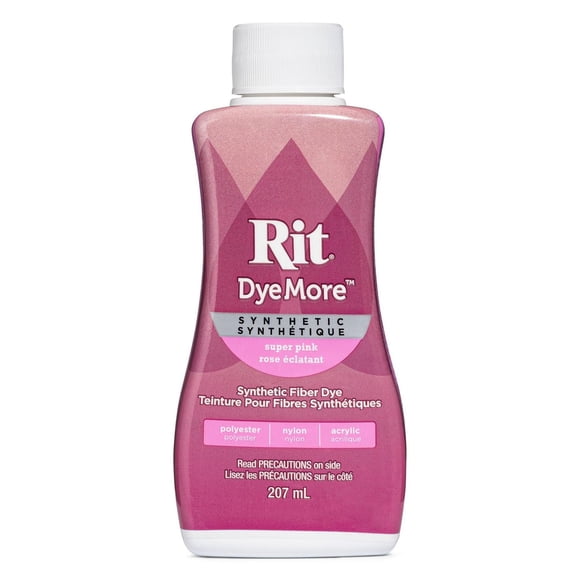 RIT Dyemore Liquid Dye for Synthetic Fibers, Pink, 207 mL (7 oz)