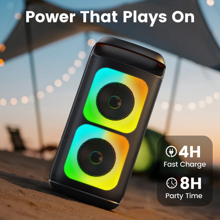 JYX 40W Party Speaker with Karaoke Microphones photo 7