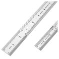thumbnail image 3 of Stainless Steel Ruler 12 Inch + 6 Inch Metal Rulers, 3 of 5