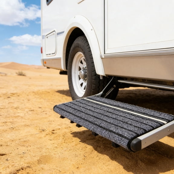 LOLIPPYY Multi Color Rv Stair Mat with Reflective ps Anti Slip Outdoor Step Cover for Travel Trailer Stairs