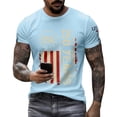 thumbnail image 4 of Dwelliawo Usa Olympic Apparel 1776-2026 Shirts 250 Years American T Shirts 250 Anniversary Usa Plus Size T Shirt Pullover Light Blue XL, 4 of 5