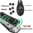 thumbnail image 3 of Bike Light Set, Bicycle Rear Light, with Bicycle Speedometer Odometer, Wiht Horn, USB Rechargeable Bike Tail Light and Front Light Set Cycle Headlight Fits All Mountain & Road Bike, 3 of 8