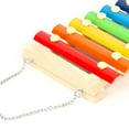 thumbnail image 4 of Chicken Toy Chicken Xylophone Toy Wooden Suspensible Hen Musical Toy with 8 Keys Coop Pecking Toy Hanging Feeder Toy for Chicken Bird Parrot Macaw Hens, 4 of 7