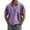 Purple, variant on MIXUE Polo Shirts For Men Summer Solid Color Lapel Button Down Short Sleeve Loose Fit Casual Vintage Holiday Wear,Green,XL