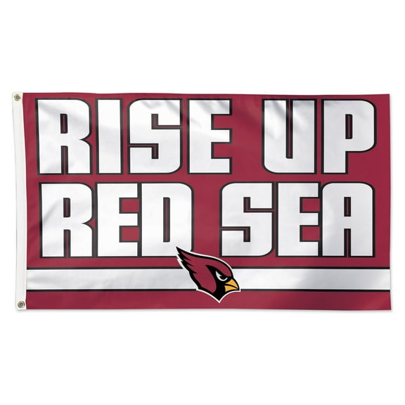 WinCraft Arizona Cardinals 3' x 5' Slogan Deluxe Single-Sided Flag