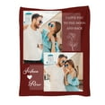 thumbnail image 5 of JML Custom Blanket with Picture And Text, Personalized Soft Flannel Blanket, Customized Throw Blanket, Perfect Gifts for Festivals, 1 Photo, Fast Shipping, 5 of 7