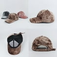 thumbnail image 4 of TONKBEEY Velvet Baseball Cap Solid Color Sun Protection Outdoor Sports Snapback Dad Hat, 4 of 19