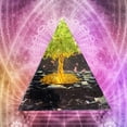 thumbnail image 4 of Crystal Energy Orgone Pyramid Mold Wealth Prosperity Peridot Healing Gem, 4 of 6