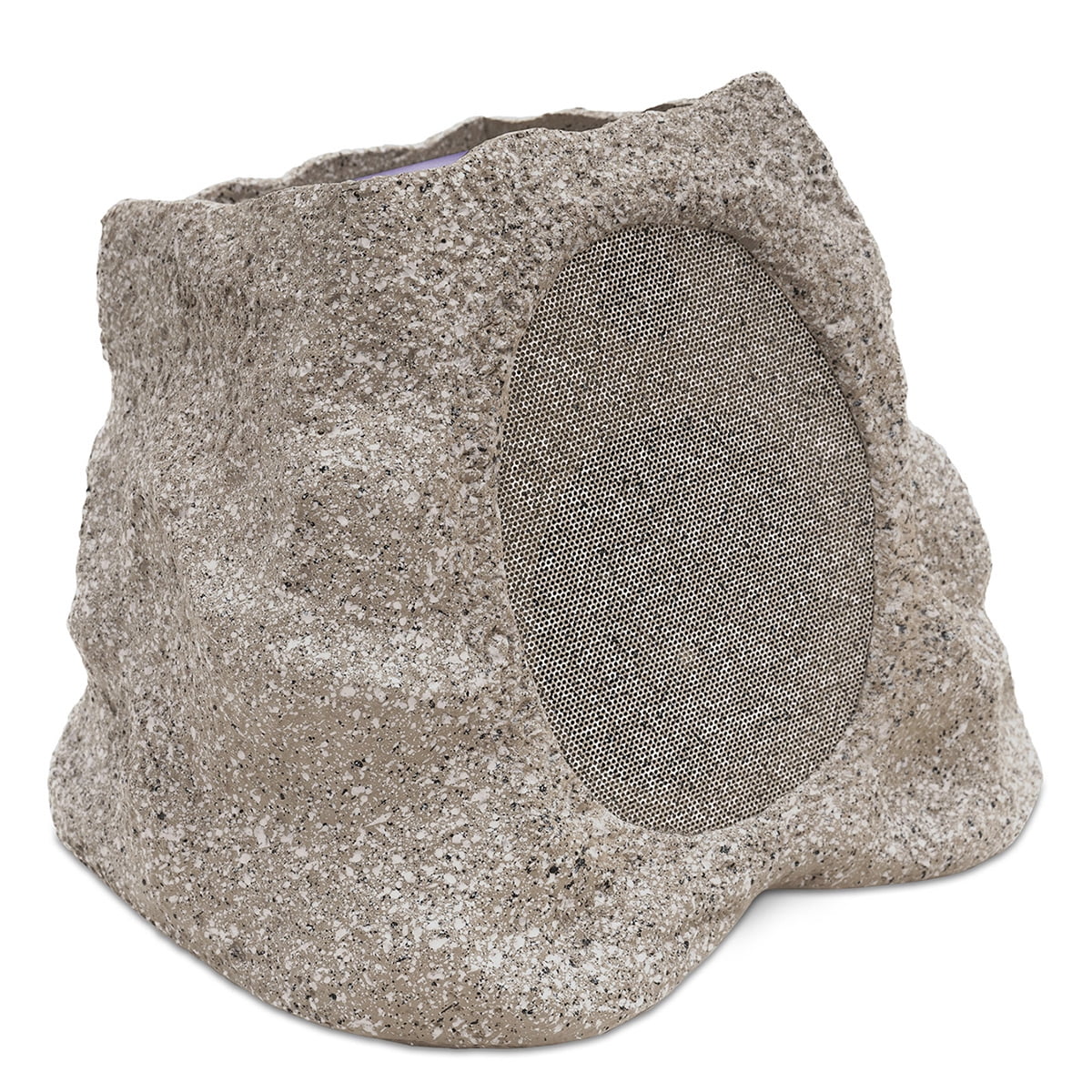 Victrola Rock Speaker Connect Bluetooth Outdoor Speaker with Solar Charging - Each (Stone)