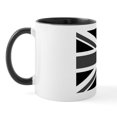 thumbnail image 2 of CafePress - Union Jack Black And White Mugs - 11 oz Ceramic Mug - Novelty Coffee Tea Cup, 2 of 6