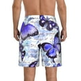 thumbnail image 3 of Naloa Butterflies Men's Beach Shorts, Surfing shorts, Swim trunks, Quick Dry Swim Trunks for Surfing Beach Fun - X-Large, 3 of 9