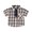 Black, variant on Toddler Boys Casual Cute Buffalo Print Button Down Short Sleeve Shirts Kids Plaid Shirt With Pocket