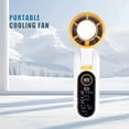 thumbnail image 6 of JELLOO Portable Handheld Fan Rechargeable Turbo Ice Cooling Fan Personal Mini Fan Small Foldable 3-IN-1 Neck/Desk/Hand Fan, Travel Essentials Gifts, 6 of 8