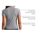 thumbnail image 4 of Remera CRZ YOGA Sin Costuras para Entrenamiento Manga Corta Gris Pizarra Talle S, 4 of 7