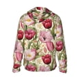 thumbnail image 4 of Xecao Tulips Flowers for Sun Shirt-A lightweight, hoodie-style long-sleeve UV protection garment designed for other outdoor activities., 4 of 9