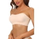 thumbnail image 4 of REFINED ATTIRE Sujetador sin tirantes para mujer, sin aros, top tubo, tirantes removibles, sujetadores bandeau grandes, color beige, 4 of 4