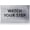 Brushed Aluminum, variant on 6" X4" Watch Your Step Sign- Tactile Graphics Grade 2 Braille Text | ADA Compliant Modern Utility Wall Mount Plastic Signs For Schools, Offices, Businesses, Apartments & Restaurants