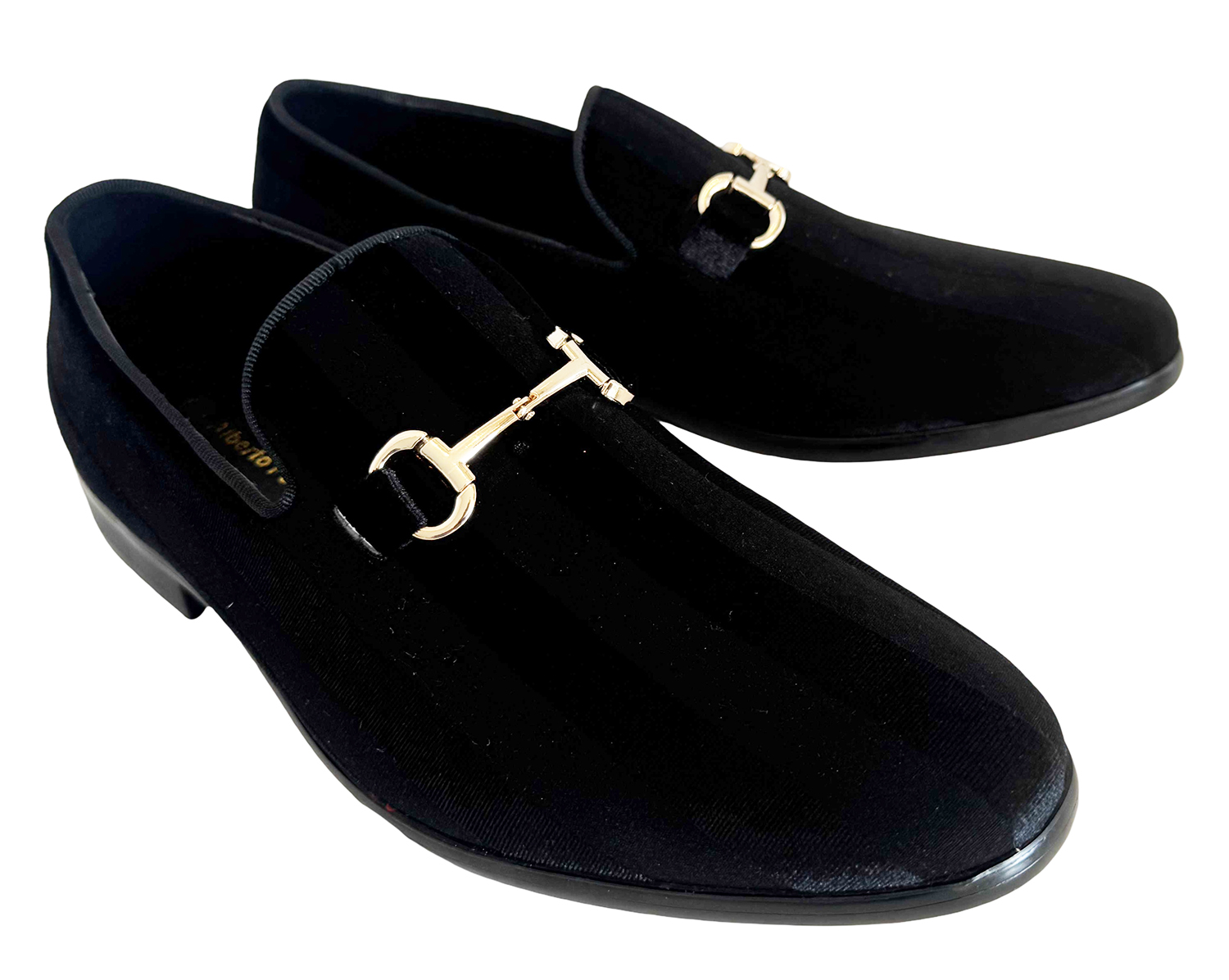 George Men's Dominic Loafer Casual Dress Shoes, Faux Leather Slip-On with  Cushioned Footbed