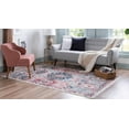 thumbnail image 3 of Rugs.com Charleston Collection Rug – 6' x 9' Pink Low-Pile Rug Perfect For Living Rooms, Large Dining Rooms, Open Floorplans, 3 of 8