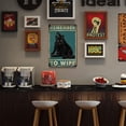 thumbnail image 4 of Home Bar Cafe Garage Decor Wall Poster Placa Rectangular Metal Tin Drawing Flat Tmvgtek Para estrenar, 4 of 9