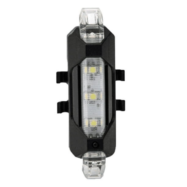 Luces traseras recargables Greeniant para bicicleta impermeable luz trasera intermitente equipo de iluminación profesional resistente Ciclismo Blanco OD0114-03