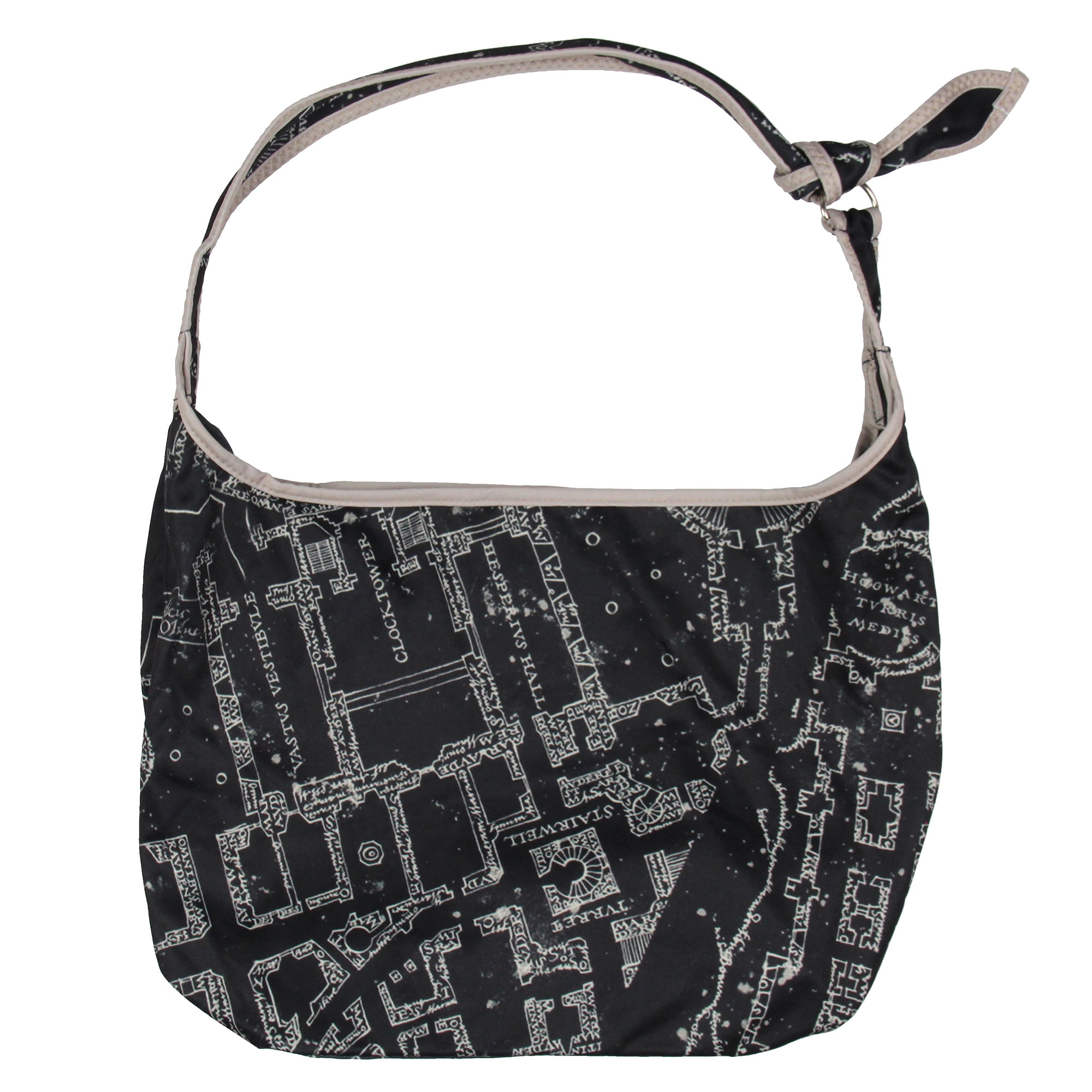 Harry Potter The Marauder's Map Hogwarts Shoulder Crossbody Purse Hobo Bag Adjustable Strap