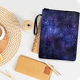 thumbnail image 4 of HELLHERO Deep Starry Sky Design Book Sleeve Protector with Zipper Polyester Book Carrying Case Zipper Pouch Waterproof Carrying Book Case, 4 of 8
