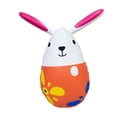 thumbnail image 3 of Decoración inflable de huevo de Pascua, decorativa, suministros para fiestas Huevo de conejito inflable Naranja, 3 of 9