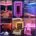 thumbnail image 2 of Cozylady Tira LED Ne&oacute;N Bluetooth 15M/49.2FT, Luces LED RGB Ne&oacute;N Impermeable,Suave y DIY Deformable Luz LED con Control Remoto de 44 Teclas+Controlador Inteligente APP para Decora, 2 of 9