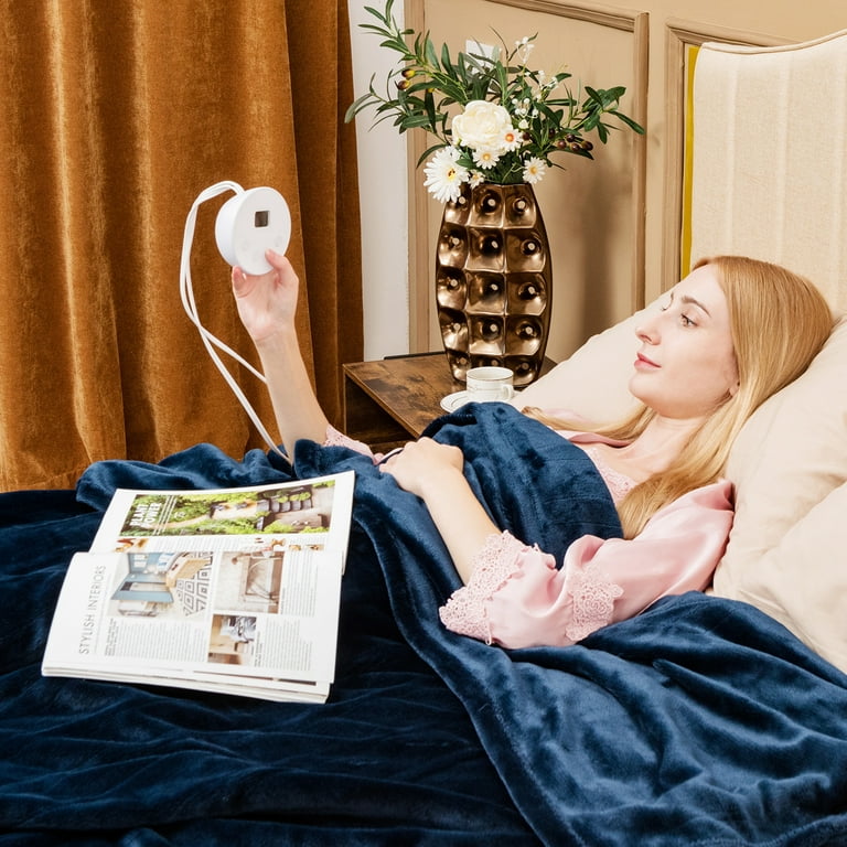 Queen size electric blanket with timer sale