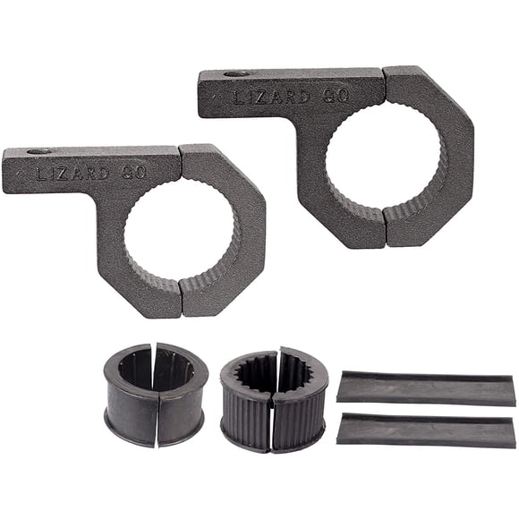 LIZARD GO Tubing Clamps -2Pack, Roll Cage Bar Clamp 1.125inch 1.25inch 1.5inch Light Pod Mounting Bracket Available
