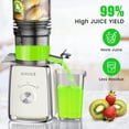 thumbnail image 4 of Cold Press Juicer Machine with 5.3 Large Feed Chute, 300W Masticating Slow Juicer Extractor for Whole Fruits Vegetables Easy Clean, 4 of 8