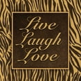 thumbnail image 2 of Williams, Todd 15x15 White Modern Wood Framed Museum Art Print Titled - Live - Laugh - Love II, 2 of 4