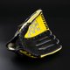 thumbnail image 1 of Guante de entrenamiento para receptor de béisbol, material de poliuretano, hilo de sutura reforzado doble, protectores de mano de felpa, 12,5 pulgadas, amarillo-negro, 1 of 5